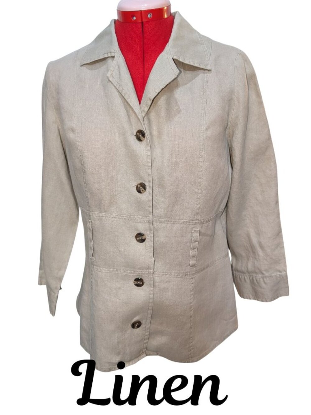 David Brooks 100% Linen Jacket